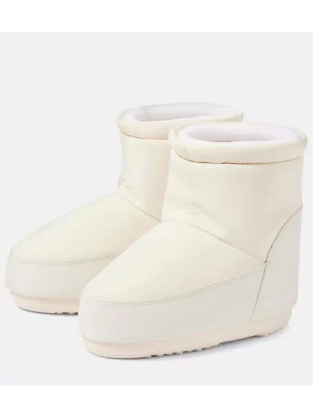 Botine Moon Boot alb
