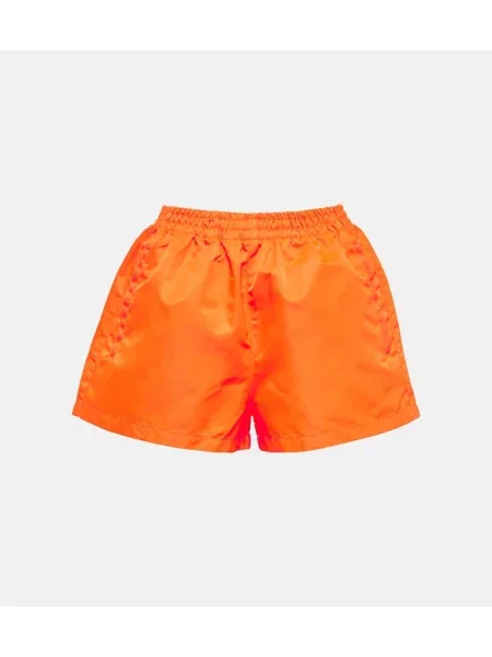Pantaloni scurți de sport The Frankie Shop cu perle portocaliu