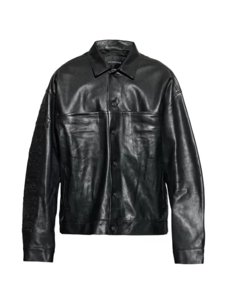 Geanta de piele Balenciaga negru