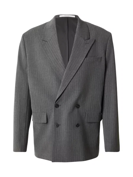 SELECTED Společenské sako SLHLIAM světle / tmavě šedá