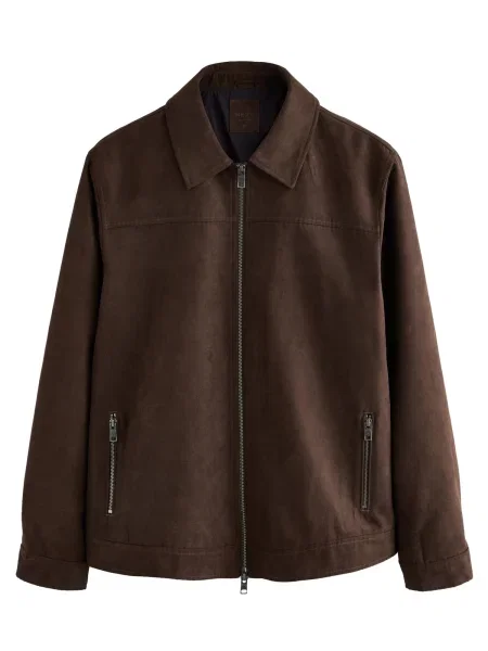 Next Geacă de primăvară-toamnă maro