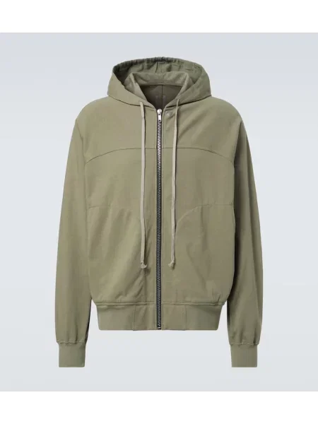 Mikina s kapucí Rick Owens jersey šedá