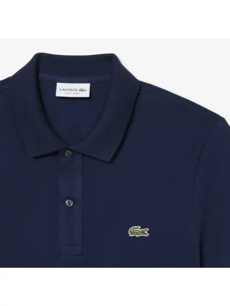Lacoste Koszulka Polo Slim Fit Z Piki granatowa