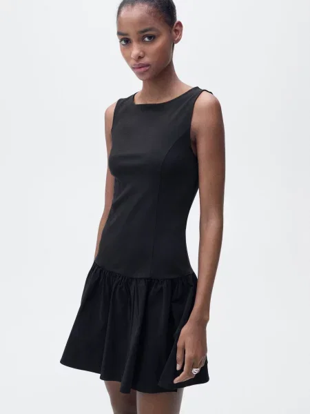 Сукня міні MANGO чорний