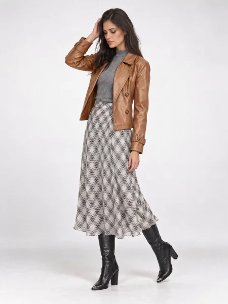 Scurt trenci Vero Moda maro