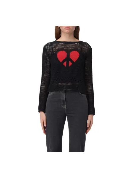 Sweter Moschino czarny