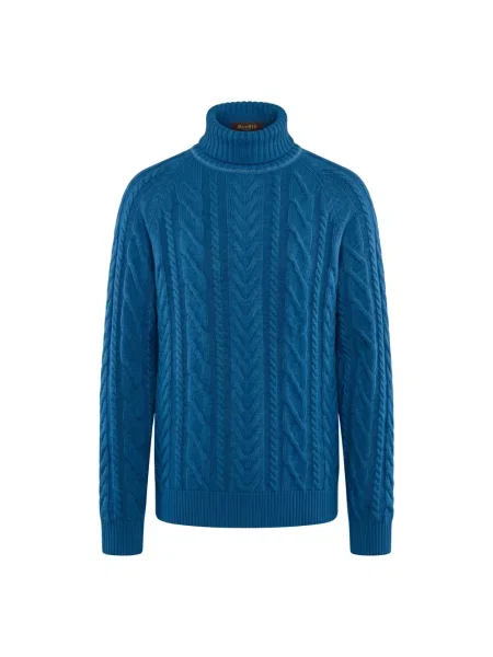 Sweter Moorer niebieski