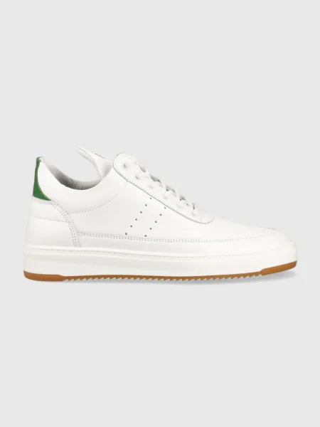 Шкіряні кросівки Filling Pieces Low Top Bianco білий