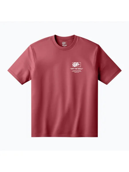 Tricou pentru bărbați Vans Stacked Hi Tee crimson haze