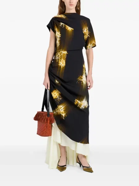 Maxi rochie maxi Proenza Schouler de costum negru