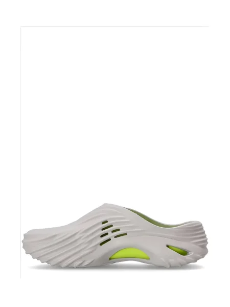 Papuci tip mules Crocs gri