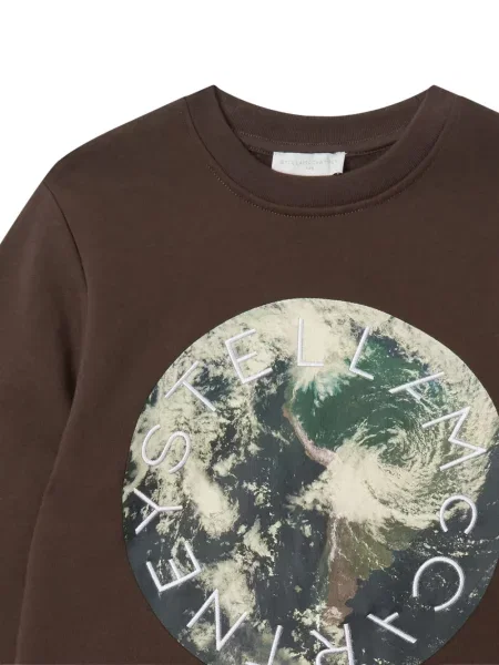 Bluza dziecięca Stella Mccartney brązowa