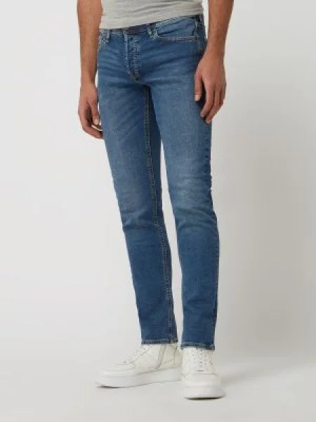 Jeansy o kroju slim fit z dodatkiem streczu model ‘Glenn’ Jack & Jones