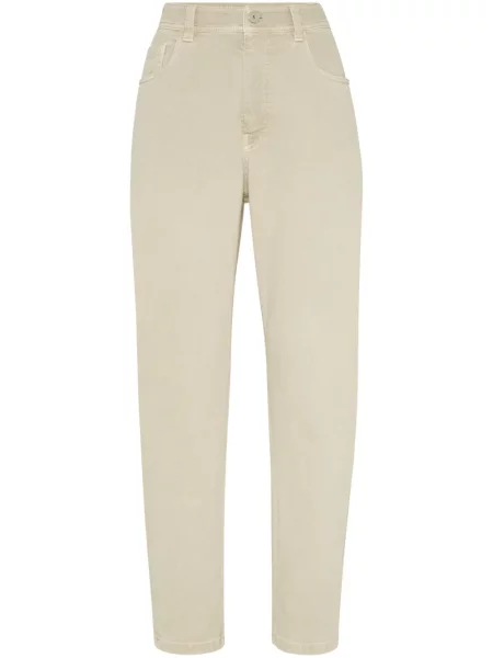 Zwężane dżinsy Brunello Cucinelli zwężany