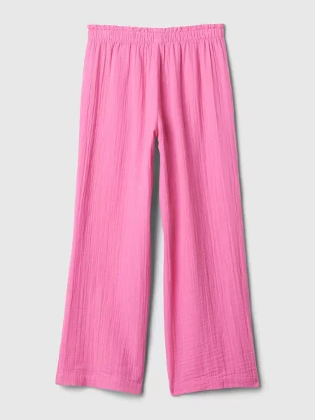 Pantaloni copii Gap roz