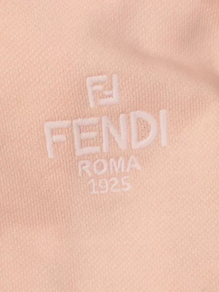 Bluza z kapturem dziecięca Fendi różowa