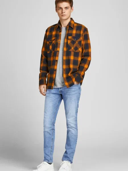 JACK & JONES Jeans Glenn denim albastru