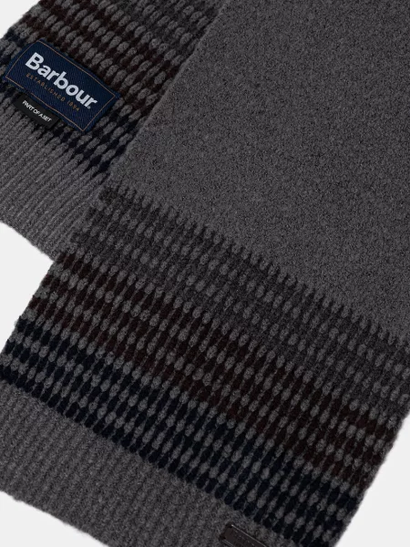 Шапка і шарф Barbour синій