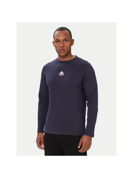 Kappa Majica dugih rukava Tamnoplava Regular Fit
