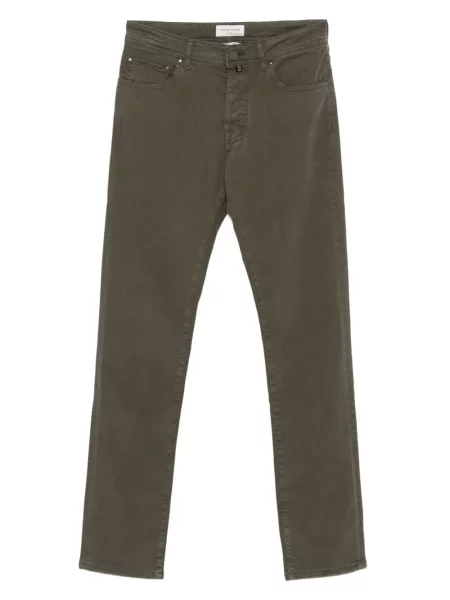 Pantaloni Jacob Cohën cu 5 buzunare verde