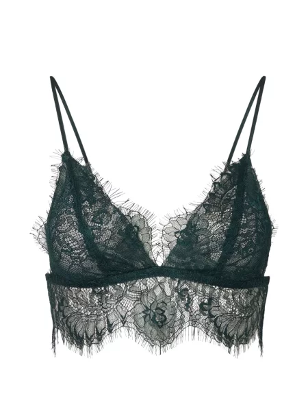 Sutien bralette Liu Jo din dantelă verde