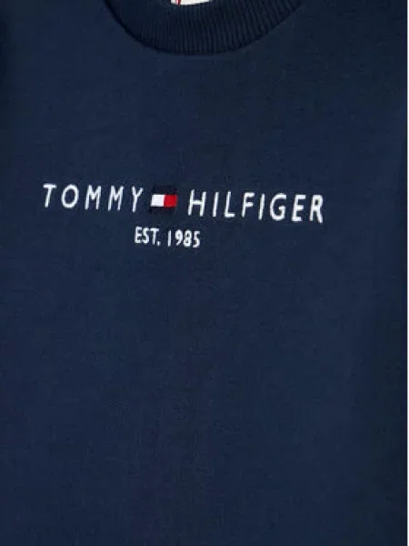 Tommy Hilfiger Džemperis Essential Sweatshirt Tamsiai mėlyna