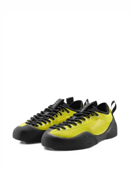 Sneakerși Village Pm din piele galben