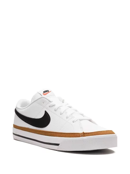 Běžecké fleecové tenisky Nike NikeCourt s potiskem hnědé