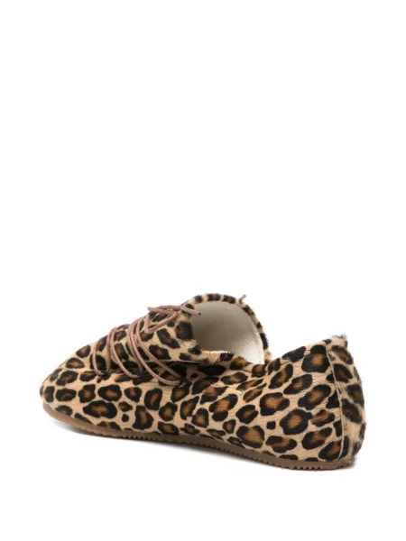 Fűzős leopárdmintás sneaker Rien Studio nyomtatás