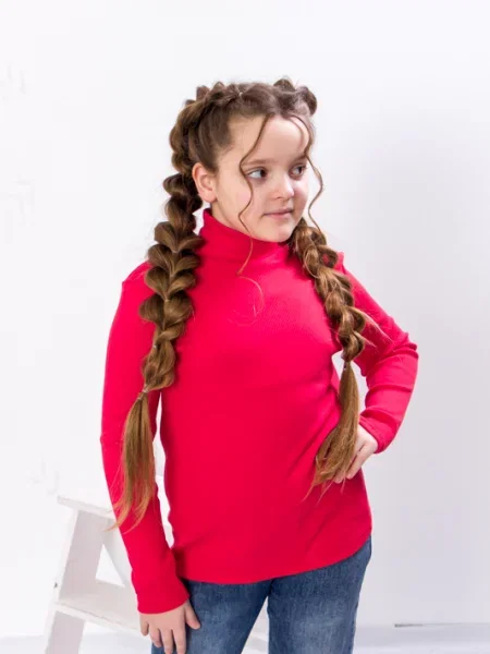 Дитячий Гольф Носи своє бавовна/еластан червоний