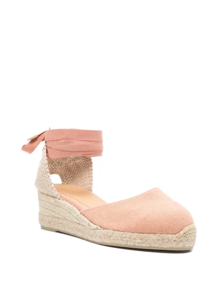 Cropp espadrile Castaner cu legături roz