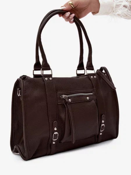 Geantă shopper Flora & Co maro