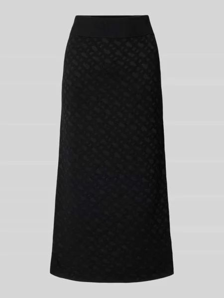 Dzianinowa spódnica Boss czarna