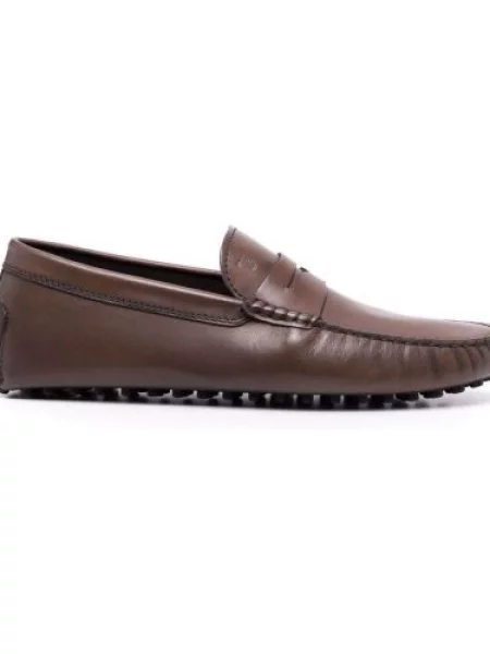 Pantofi loafer Tod's slip-on maro