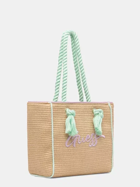 Guess Ročna torba Rjava bež