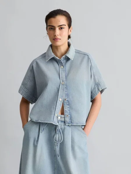 Сорочка повсякденна Marc O'Polo denim блакитний