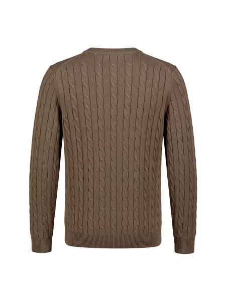 Sweter Gant brązowy