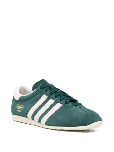 Sneakerși Adidas din piele de căprioară verde