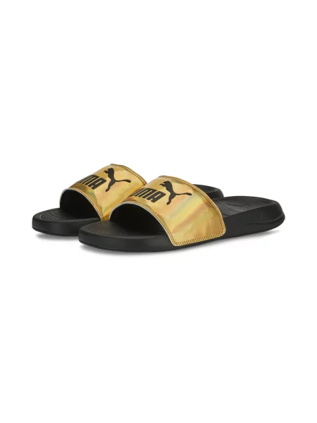 Sandały PUMA Popcat 20 Wns Iridescent Czarny/Złoty czarne
