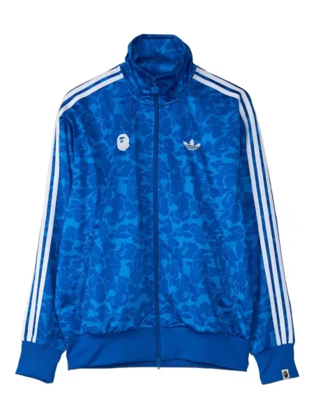 Камуфлажни панталон Adidas с принт синьо