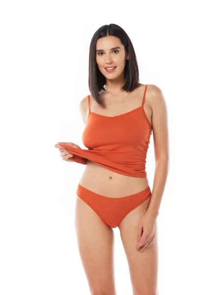 Труси Uniconf бавовна/еластан помаранчевий