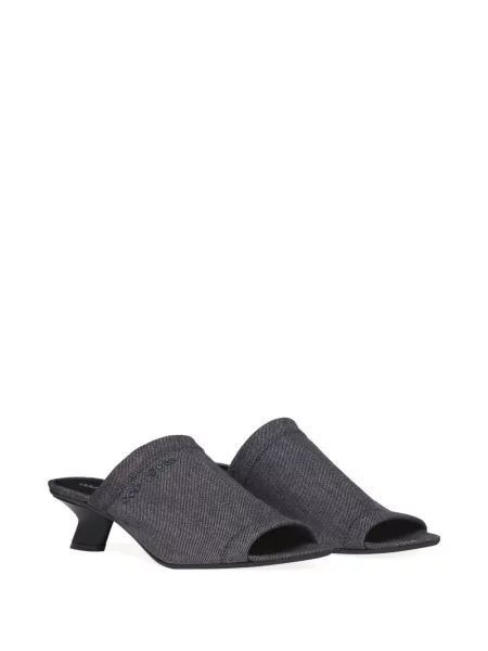 Papuci tip mules Courreges gri