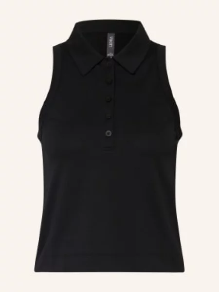Vuori Funkcyjna Koszulka Polo schwarz czarna