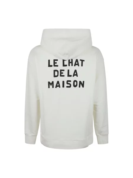 Bluza z kapturem Valentino Garavani z kapturem z nadrukiem beżowa