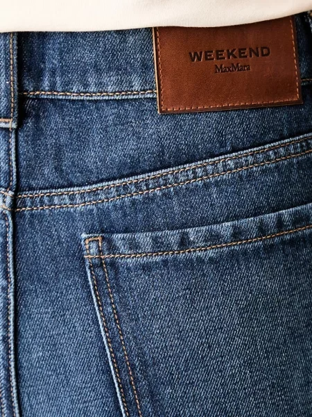 Weekend Max Mara Farmer Caduca Sötétkék Boyfriend Fit