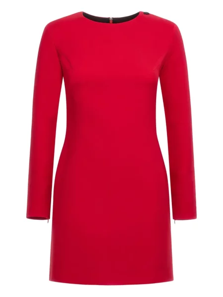 Rochie mini Roberto Cavalli din jerseu de costum roșu