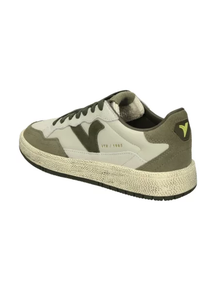 Sneakersy Victoria skórzane retro zielone