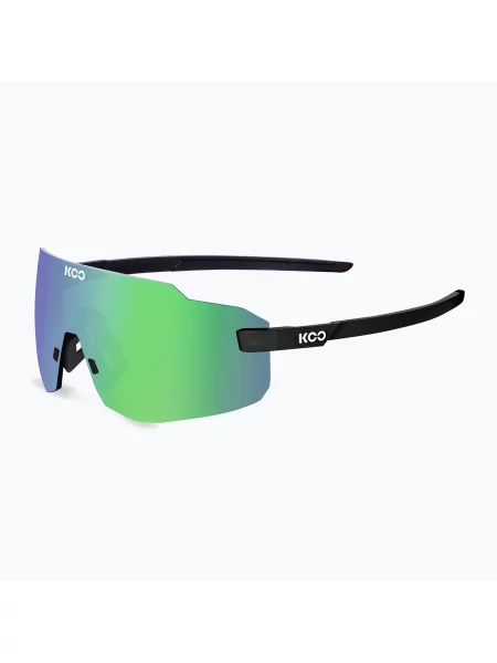 Слънчеви очила Koo Supernova black matt/green mirror черно