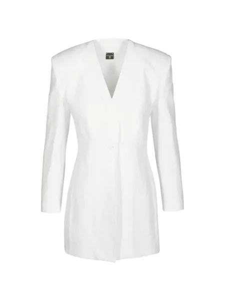 Sacou Tessitura Body Couture alb