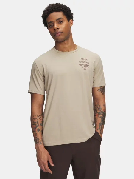 Športna majica Under Armour rjava